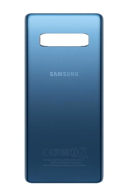 Задняя крышка (корпус) для Samsung Galaxy S10 (SM-G973), цвет: синий