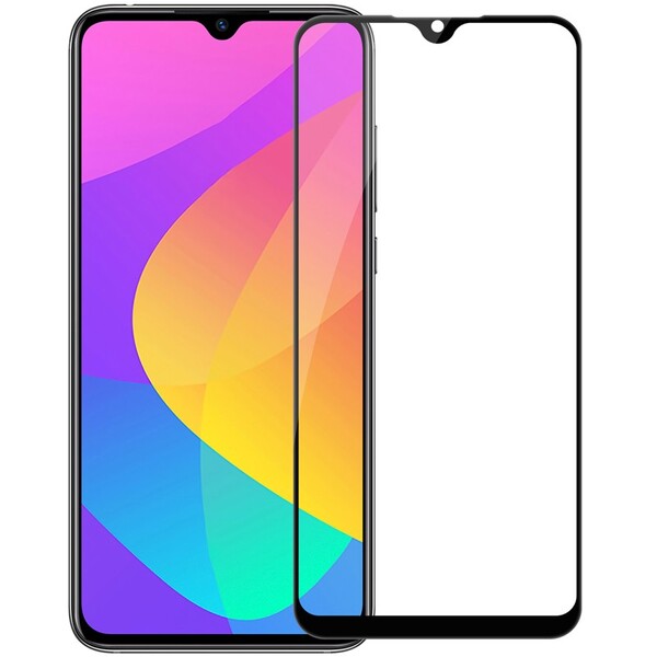 Защитное стекло для Xiaomi Mi A3, Mi CC9 5D (полная проклейка), цвет: черный