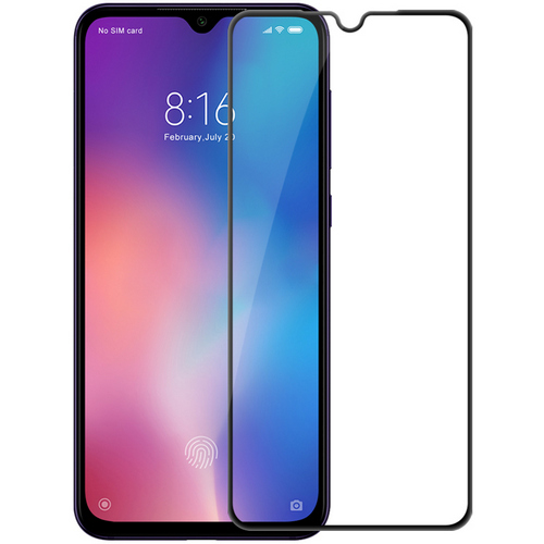 Защитное стекло для Xiaomi Mi 9 SE (Mi9 SE) 5D (полная проклейка), цвет: черный