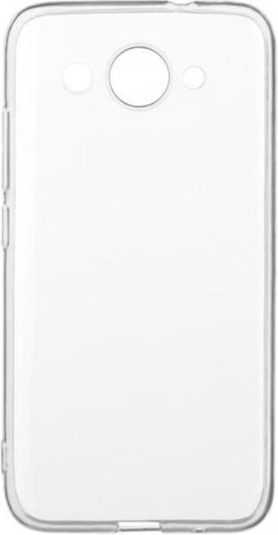 Чехол для Huawei Y3 2017 силиконовый, цвет: прозрачный